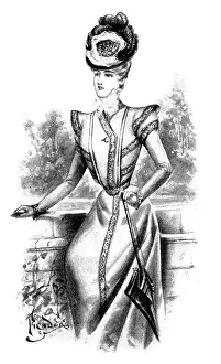 Fashionable Prints: Ladies Page: a morning gown of cashmere