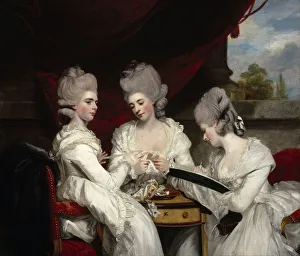 The Ladies Waldegrave, 1780. Artist: Reynolds, Sir Joshua (1732-1792)