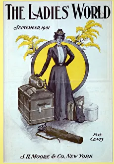 Sarah Fabian Baddiel Prints: The Ladies World, magazine cover, 1901