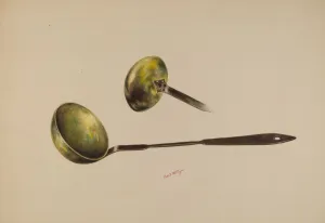 Charles Moss Prints: Ladle, 1938. Creator: Charles Moss