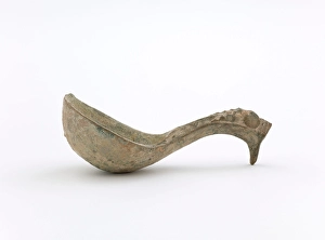 Glaze Prints: Ladle, 25-220. Creator: Unknown