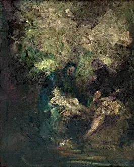 Jules Carpeaux Prints: L'Adoration des bergers. Creator: Jean-Baptiste Carpeaux
