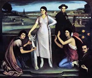 Our Lady of Andalusia, 1907. Creator: Romero de Torres, Julio (1874-1930)