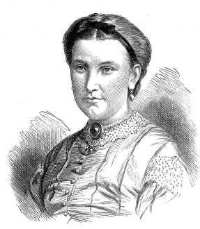 Adventurer Prints: Lady Baker, 1873. Creator: Unknown