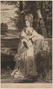 Etching And Roulette Prints: Lady Bampfylde, 1779. Creator: Thomas Watson (British, 1743 (?)-1781)