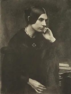 1912 Prints: Lady in Black, between 1843 and 1847; from Camera Work, January 1912, . Creator: Unknown