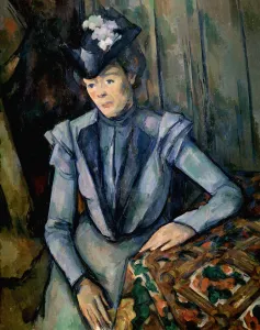 Lady in Blue (Madame Cezanne), c1900. Artist: Paul Cezanne