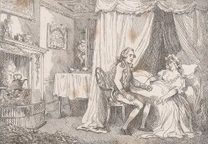 Lady Booby attempts to seduce the immaculate Joseph, from " Lady Booby attempts to seduce the immaculate Joseph, from "