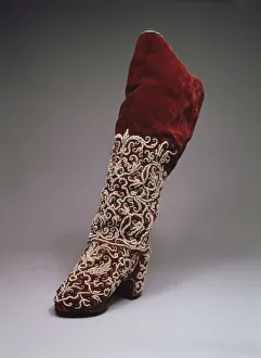 Russian Master Prints: Lady boot, Second Half of the 17th cen Artist: Russian master