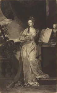 Reynolds Joshua Prints: Lady Broughton, 1770. Creator: Thomas Watson