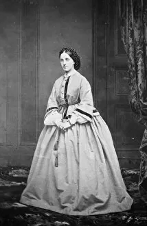 Hooped Gallery: Lady Bury, between 1855 and 1865. Creator: Unknown