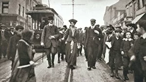 Campaigner Gallery: Lady Constance Lytton, British suffragette, Newcastle, 9 October 1909