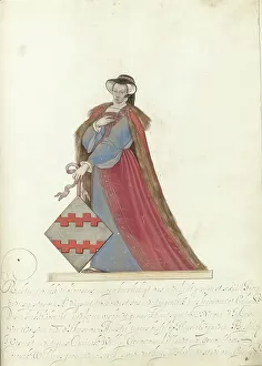 Parchment Animal Material Prints: Lady of Culemborg, c.1600-c.1625. Creator: Nicolaes de Kemp