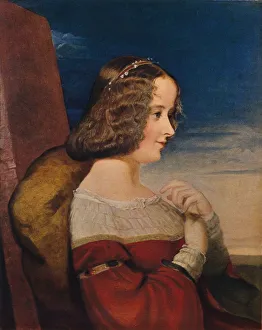 Watts Prints: Lady Dorothy Fanny Nevill (nee Walpole), 1844, (1902). Artist: George Frederick Watts