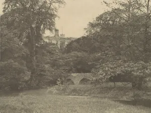 Derbyshire Prints: Lady Dorothys Bridge, Haddon Hall, 1888. 1888. Creator: George Bankart