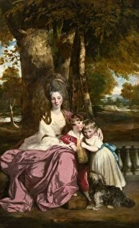 Sir Joshua Reynolds Gallery: Lady Elizabeth Delmeand Her Children, 1777-1779. Creator: Sir Joshua Reynolds