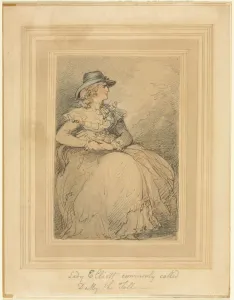 Thomas Rowlandson British Prints: Lady Elliott, Commonly Called Dolly The Tall