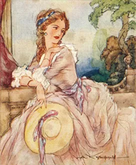 Lady Emma Hamilton (c1765-1851), mistress of Horatio Nelson, 1937. Artist: Alexander K MacDonald Lady Emma Hamilton (c1765-1851), mistress of Horatio Nelson, 1937. Artist: Alexander K MacDonald