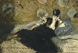 The Lady with Fans, 1873. Artist: Manet, Edouard (1832-1883)