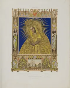 Vilnius Prints: Our Lady of the Gate of Dawn in Vilnius, 1847