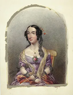 Elizabeth Heaphy Prints: Lady Georgina Murray, 1843. Creator: Elizabeth Murray