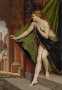 Modest Prints: Lady Godiva, 1870. Creator: Joseph Henri Francois Van Lerius