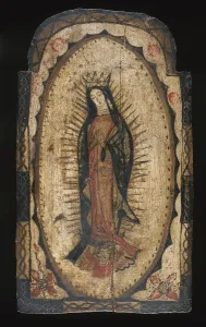 Folk Art Prints: Our Lady of Guadalupe, ca. 1780-1830. Creator: Pedro Antonio Fresquis
