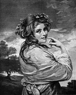 Images Dated 29th January 2009: Lady Hamilton as Nature, c1783-1784 (1900)