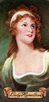 Romney Prints: Lady Hamilton, taken from a series of cigarette cards, 1935