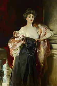 Lady Helen Vincent, Viscountess d'Abernon, 1904. Creator: Sargent, John Singer (1856-1925). Lady Helen Vincent, Viscountess d'Abernon, 1904. Creator: Sargent, John Singer (1856-1925)