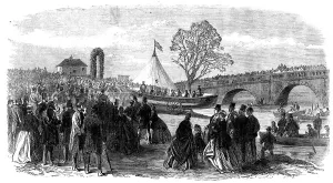 Launch Prints: Lady Houghton naming the Pontefract and Goole Life-Boat