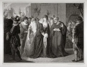 Deposed Prints: Lady Jane Grey being led to her execution at the Tower of London, 1554 (1797). Artist