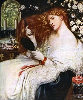 Dante Gabriel Rossetti Collection: Lady Lilith, 1886-1887, (1923). Artist: Medici Society Ltd