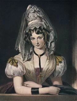 Samuel Cousins Gallery: Lady Maria Theresa Lewis, 19th century, (1904). Artist: Samuel Cousins