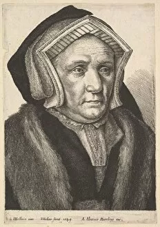 Lady Margaret Butts Gallery: Lady Mary Butts, 1649. Creator: Wenceslaus Hollar