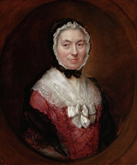 Gainsborough Thomas Prints: Lady in a Mob Cap, about 1763. Creator: Thomas Gainsborough