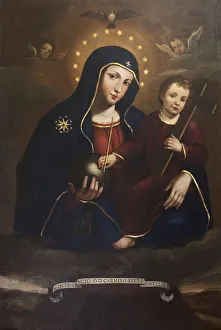 Our Lady of Mount Carmel, c.1635-1640. Creator: Bricci, Plautilla (1616-1705)