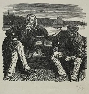 Charles Samuel Keene British Prints: Lady Nelly - the Flirt, 1869. Creator: Charles Samuel Keene (British, 1823-1891)