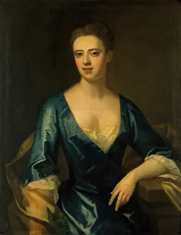 Neckline Prints: A lady (of the Jenner family?), c1780s. Creator: Unknown