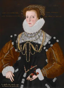 Distrustful Prints: Lady Philippa Coningsby, 1578. Creator: George Gower