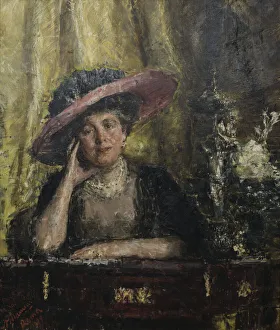 Antonio 1852 1930 Prints: Lady Phillips, 1909. Creator: Mancini, Antonio (1852-1930)