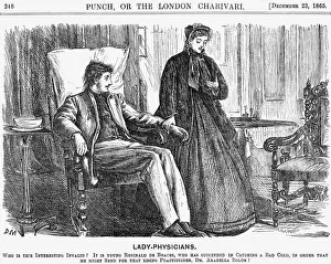 Womens Liberation Prints: Lady-Physicians, 1865. Artist: George du Maurier