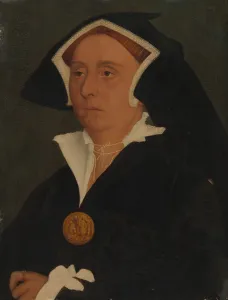Lady Rich (Elizabeth Jenks, died 1558), ca. 1540. Creator: Workshop of Hans Holbein the Younger