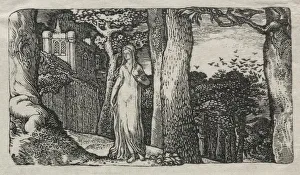 The Lady and the Rooks, 1829. Creator: Edward Calvert (British, 1799-1883)