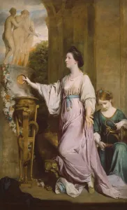 Lady Sarah Bunbury Sacrificing to the Graces, 1763-65. Creator: Sir Joshua Reynolds