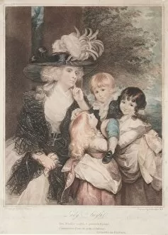 Lady Smith and Her Children, 1789. Creator: Francesco Bartolozzi (British, 1727-1815)