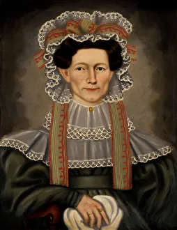 Lady of Squire Williams House, ca. 1829. Creator: Erastus Salisbury Field