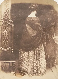 Lady, Standing, 1843-47. Creators: David Octavius Hill, Robert Adamson