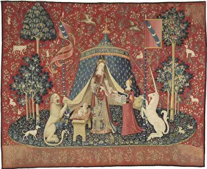 Wool Gallery: The Lady and the Unicorn. Artist: Anonymous master