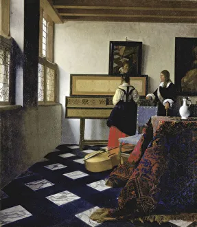 Virginalist Prints: A Lady at the Virginal with a Gentleman (The Music Lesson)